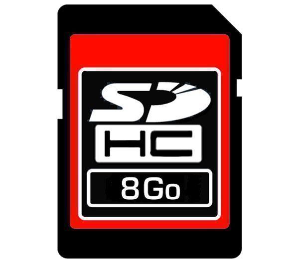 Cartão de memória SDHC 8 GB