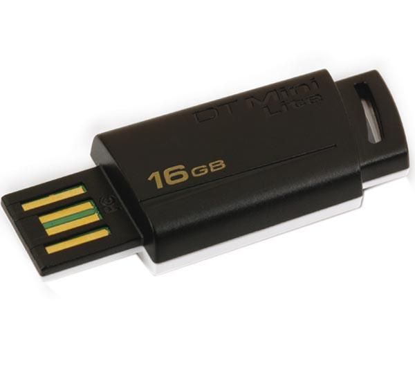 Kingston Pen USB DataTraveler Mini Lite 16 GB - preta